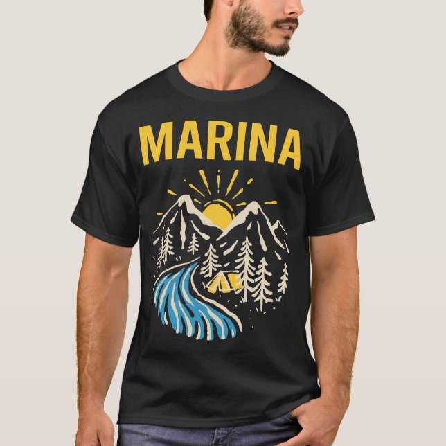 Camiseta Paisagem Natureza Marina (Frente)