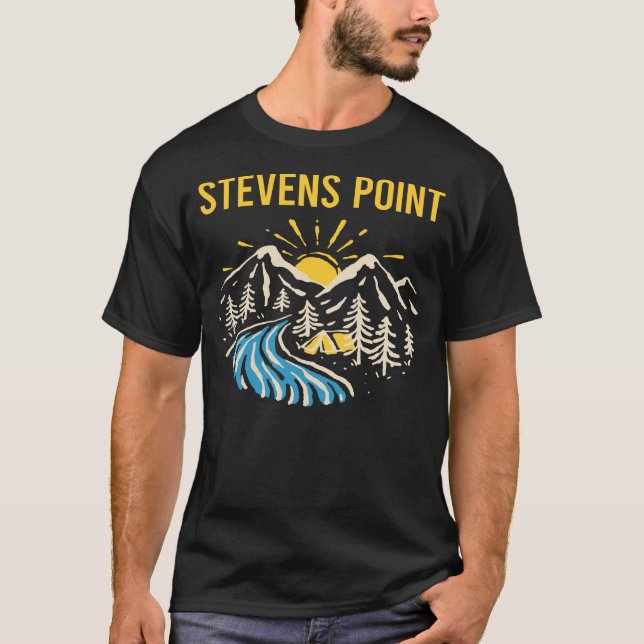 Camiseta Paisagem Natureza Stevens Point (Frente)