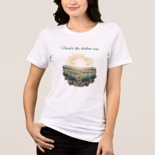 Camiseta Paisagem Navegante Toscana Itália Oliver Trees