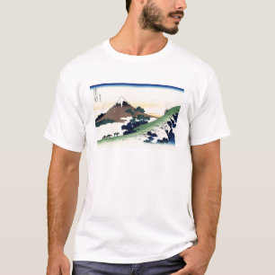 Camiseta Paisagem oriental legal da opinião de Hokusai Fuji