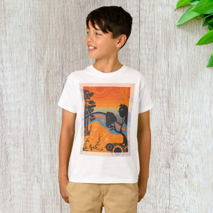 Camiseta Paisagem ouro