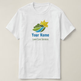 Camiseta Paisagem personalizável para o tratamento de grama