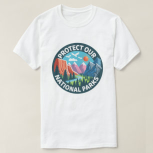 Camiseta Paisagem Proteja Nossos Parques Nacionais