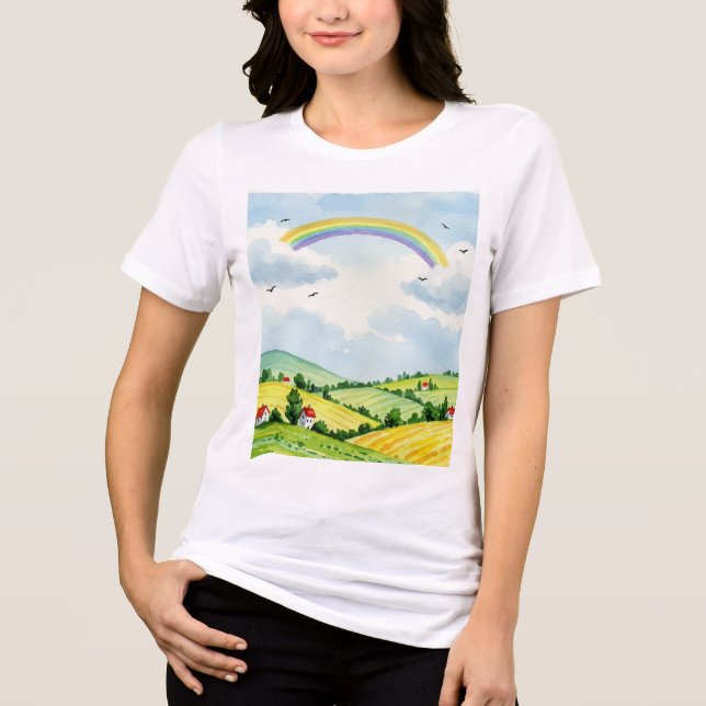 Camiseta Paisagem rural (Frente)