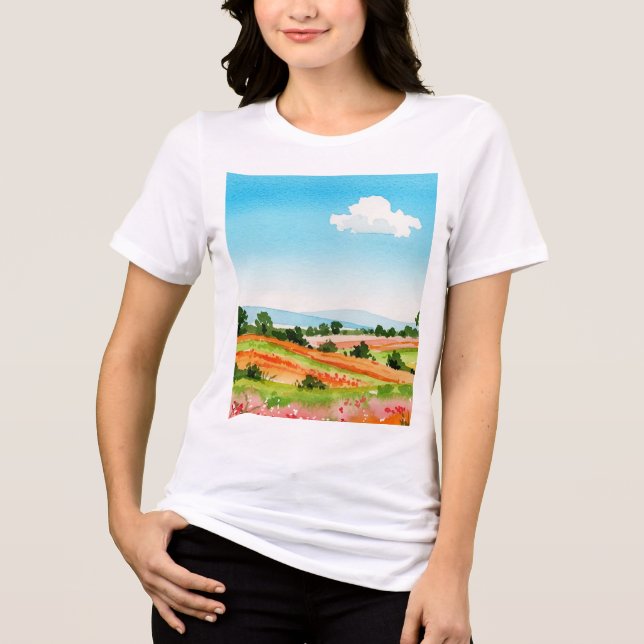 Camiseta Paisagem rural (Frente)