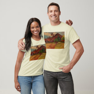 Camiseta Paisagem Tahitiana de Paul Gauguin (1893)
