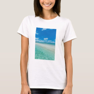 Camiseta Paisagem tropical azul, Palau