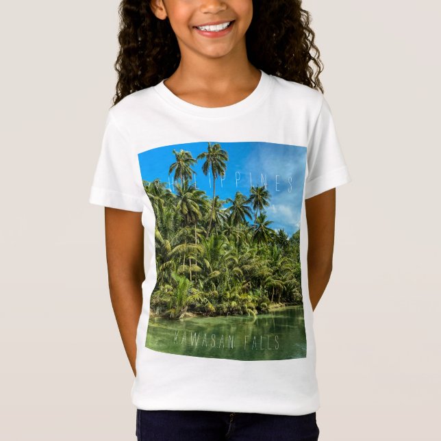 Camiseta Paisagem tropical, filipinas, Kawasan cai CAS (Frente)