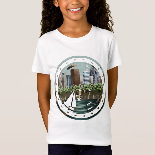 Camiseta Paisagem urbana (Frente)