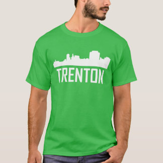 Camiseta Paisagem urbana da cidade de Trenton Nova Jersey f