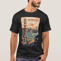Paisagem Urbana de São Francisco Califórnia Arte d