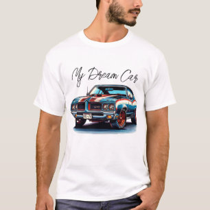 Camiseta Paisagem Urbana do Horizonte de Nova York Meu Carr