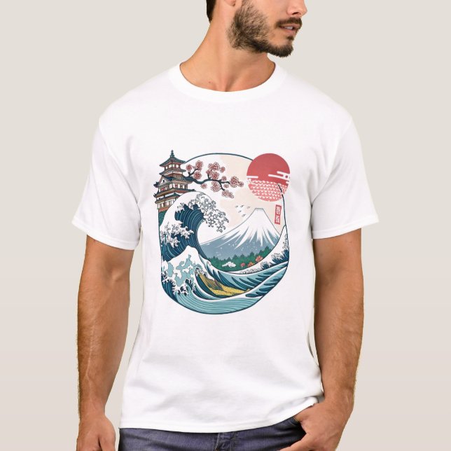 CAMISETA PAISAGENS JAPONESAS (Frente)