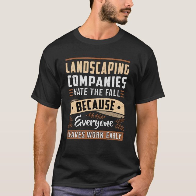 Camiseta Paisagismo com Quatro Áreas de Jardim Paisagismo E (Frente)
