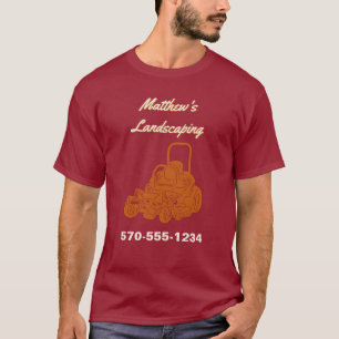 Camiseta Paisagismo com Remas Personalizadas