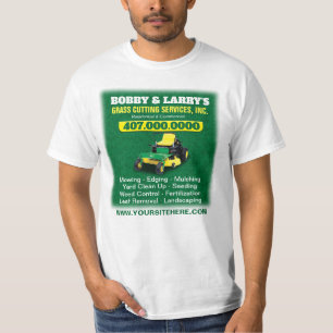 Camiseta Paisagismo De Grama De Cuidados De Gramado Cortand