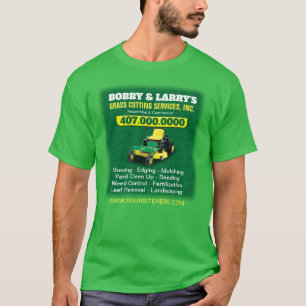 Camiseta Paisagismo De Grama De Cuidados De Lâmpada Cortand