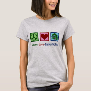 Camiseta Paisagismo do Amor de Paz