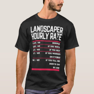 Camiseta Paisagismo Leitura Cuidados Leiteiros Para O Lands
