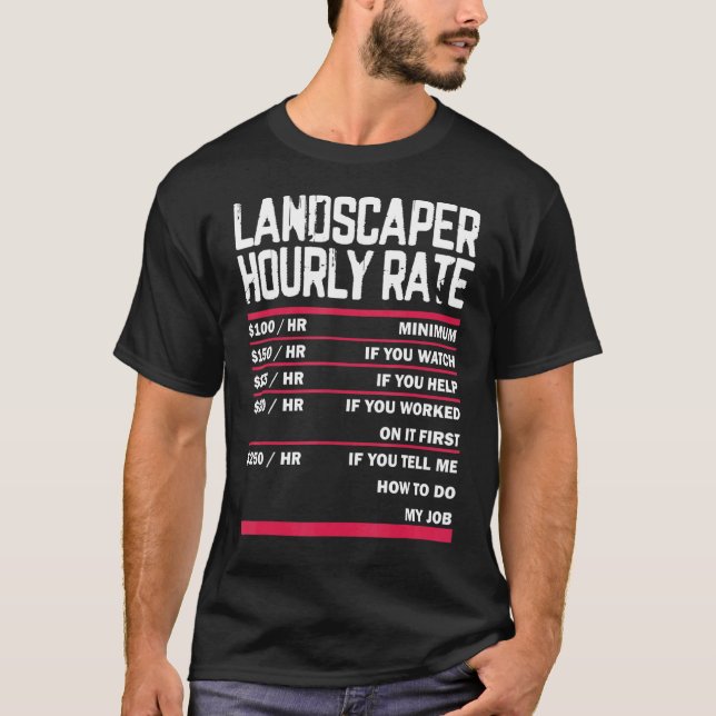Camiseta Paisagismo Leitura Cuidados Leiteiros Para O Lands (Frente)