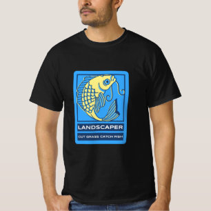 CAMISETA PAISAGISTA CORTA GRAMA PEGAR PEIXE