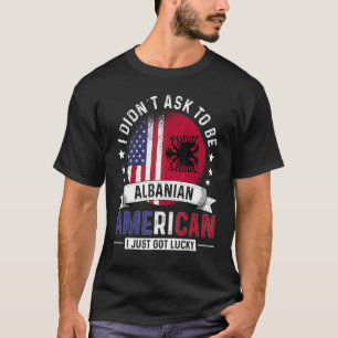 Camiseta Países Albaneses Americanos Orgulham Orgulho Albân