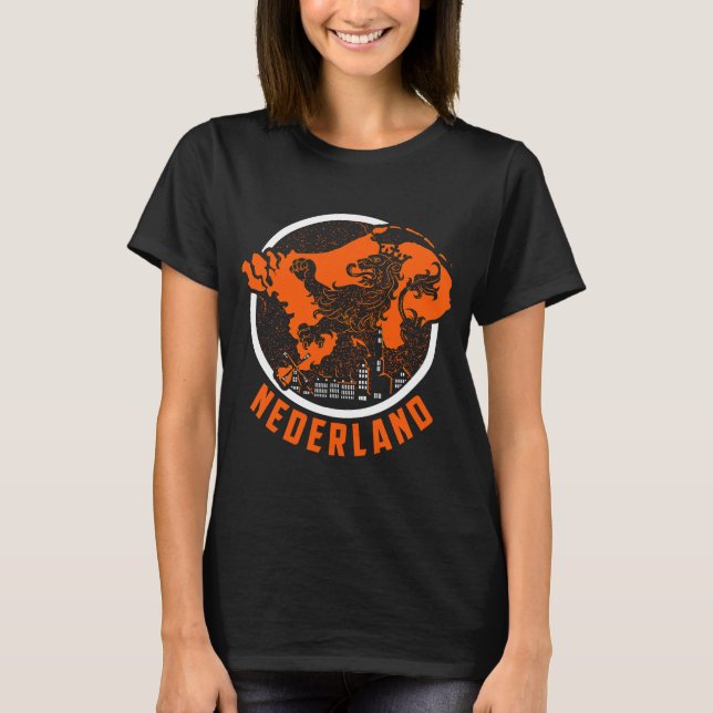Camiseta Países Baixos Amesterdã Groningen (Frente)
