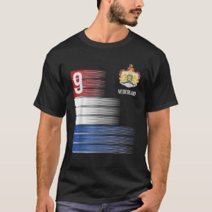 Camiseta Países Baixos Bandeira 9 Países Baixos Futebol Men