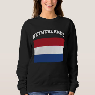 Camiseta Países Baixos Flag Bold Dutch Netherlands Origland