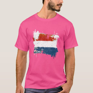 Camiseta Países Baixos Flag Dutch Flag Vintage Países Baixo