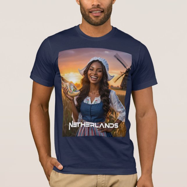 CAMISETA PAÍSES BAIXOS - HOLANDÊS (Frente)