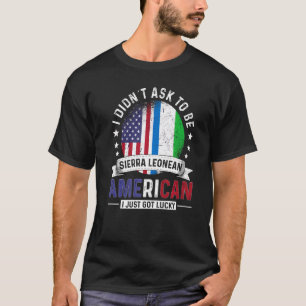 Camiseta Países da Serra Leoa Americanos Orgulham Serra Leo
