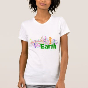 Camiseta Países do mundo (colorido)