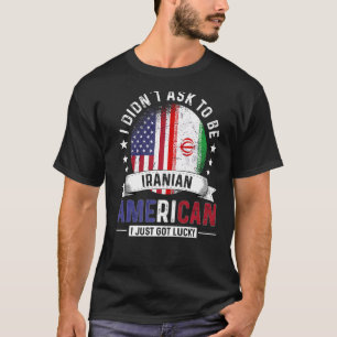 Camiseta Países Iranianos Americanos Bandeiras do Orgulho P