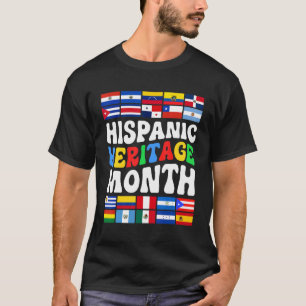Camiseta Países latinos Marca Patrimônio Retroativo Hispâni