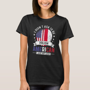 Camiseta Países Poloneses Americanos Sinalizam País do Orgu
