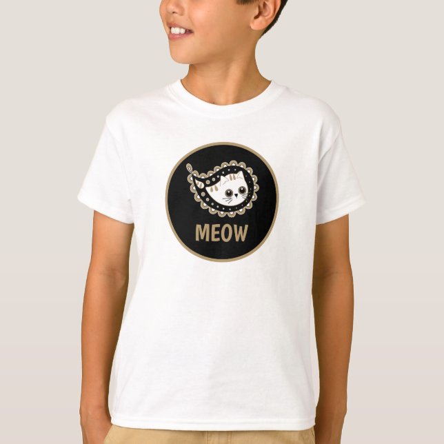 Camiseta Paisley Cat (Frente)
