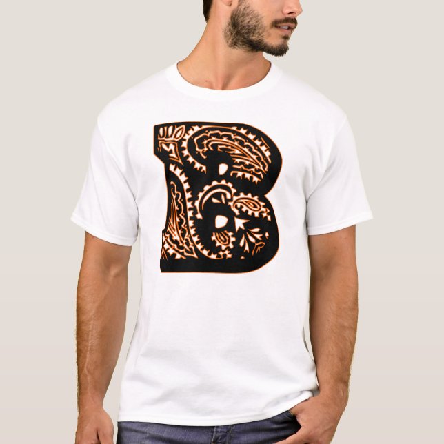 Camiseta Paisley Monograma - B (Frente)