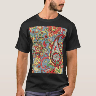 Camiseta Paisley Perfection: Padrão Vintage Oriental