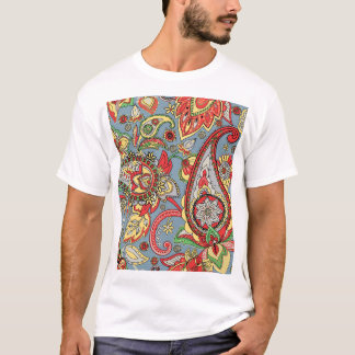 Camiseta Paisley Perfection: Padrão Vintage Oriental