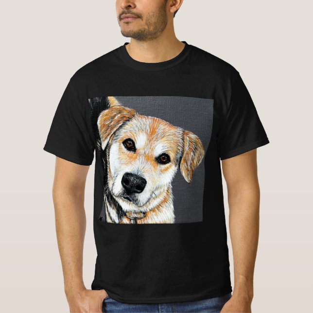 Camiseta Paisley Pup Painting (Frente)