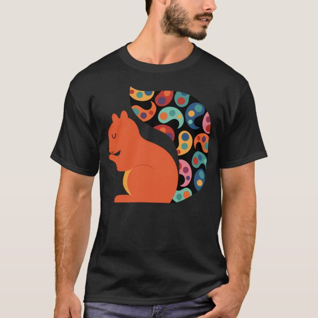 Camiseta Paisley Squirrel (Frente)