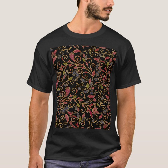 Camiseta Paisley Vegetable Vintage Blend (Frente)