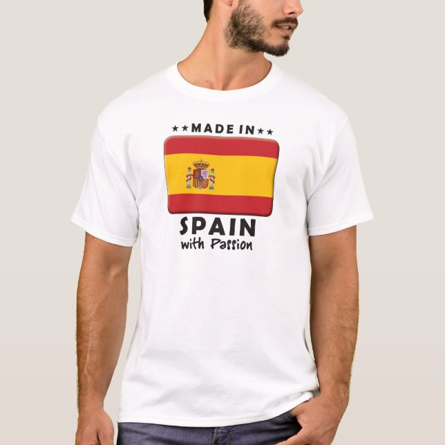 Camiseta Paixão da espanha (Frente)
