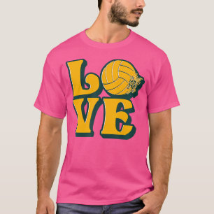 Camiseta Paixão de Amor de Voleibol Determinada
