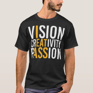 Camiseta Paixão de criatividade de visão