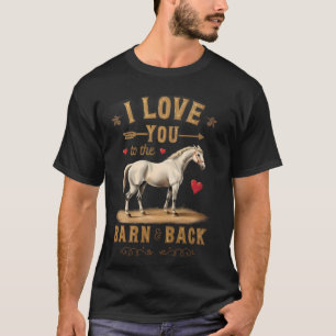 Camiseta Paixão de Equitação Ama Você do Celeiro e 