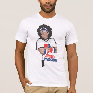 Camiseta Paixão de Jimmy - NENHUMA PARTE TRASEIRA