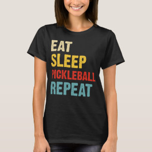 Camiseta Paixão de Pickleball: Coma, Dorme, Repita
