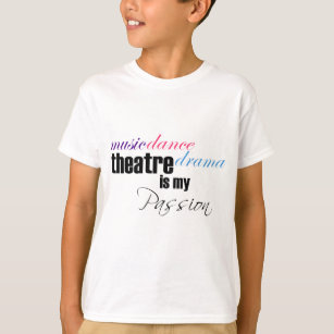 Camiseta Paixão do teatro